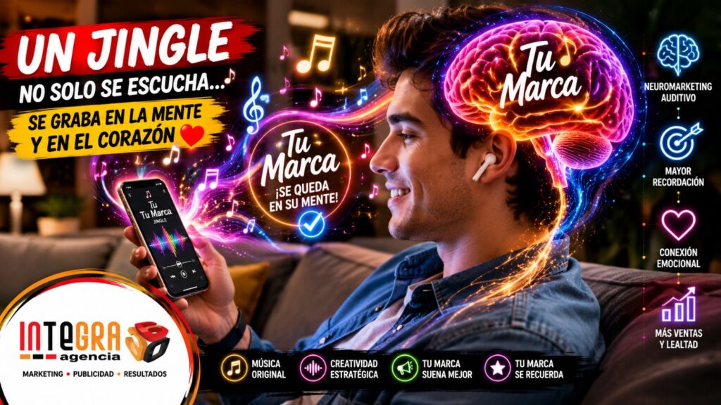 Jingles para empresas, música para publicidad y neuromarketing auditivo para fortalecer marcas, eventos y campañas digitales.